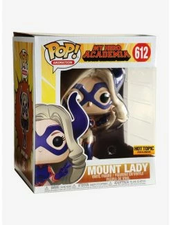 Cheapest 👍 My Hero Academia Pop! Animation Mount Lady 6 Inch Vinyl Figure Hot Topic Exclusive 💯 -Collectible Figures Sales Store 11990379 av2