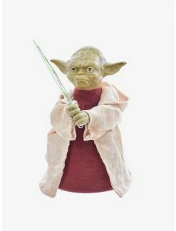 Promo 🛒 Star Wars Yoda With Led Light Saber Treetop 😉