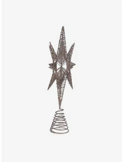 Cheap 🎁 Silver Glitter Wire 3D Star Treetop 🤩 -Collectible Figures Sales Store 12966970 av1