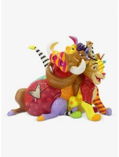 Best deal 👍 Disney The Lion King Romero Britto Simba Timon & Pumba Figurine 🔥