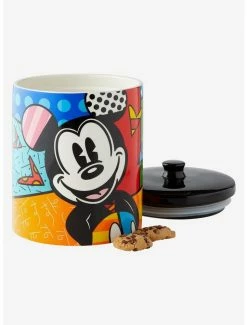 Discount 🎁 Disney Mickey Mouse Romero Britto Canister ❤️ -Collectible Figures Sales Store 13937322 av1