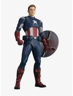 Coupon 👍 Bandai Spirits Marvel Avengers: Endgame Captain America Cap Vs. Cap S.H. Figuarts Figure 👍