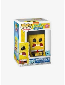 Best Pirce 🌟 Funko SpongeBob SquarePants Pop! Animation SpongeBob Weightlifter Vinyl Figure Hot Topic Exclusive 🥰 -Collectible Figures Sales Store 14232474 av1