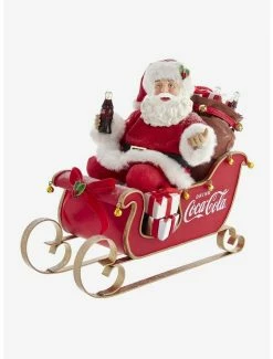 Coupon 🛒 Coke Coca-Cola Santa In Sleigh Table Piece 🔔