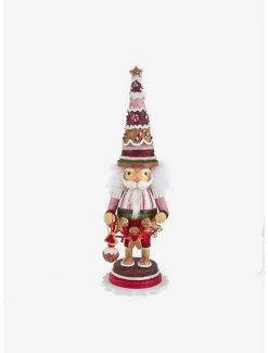 Outlet 💯 Hollywood Gingerbread Tree Hat Nutcracker Figurine ⭐