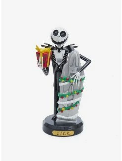 Hot Sale 👏 The Nightmare Before 🎄 Christmas Jack Skellington Nutcracker Figurine 🔥