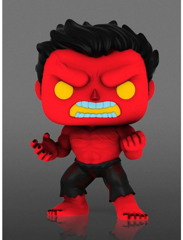 Cheap 🔥 Funko Marvel Pop! Red Hulk With Glow-In-The-Dark Chase Vinyl Bobble-Head Hot Topic Exclusive ✔️ 5 Cheap 🔥 Funko Marvel Pop! Red Hulk With Glow-In-The-Dark Chase Vinyl Bobble-Head Hot Topic Exclusive ✔️ - Image 3