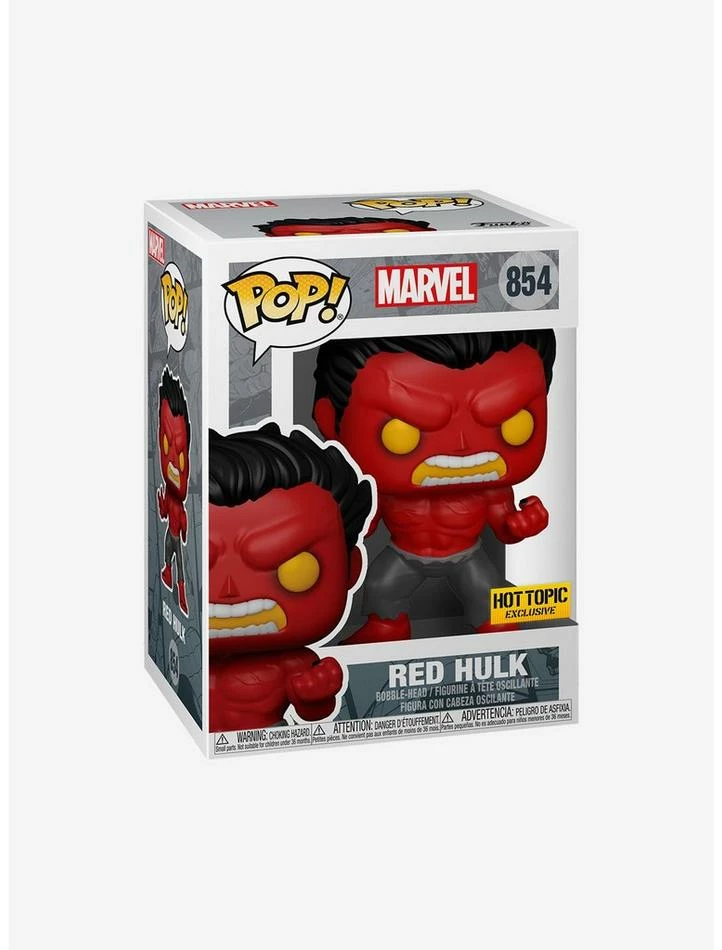 Cheap 🔥 Funko Marvel Pop! Red Hulk With Glow-In-The-Dark Chase Vinyl Bobble-Head Hot Topic Exclusive ✔️ 3 Cheap 🔥 Funko Marvel Pop! Red Hulk With Glow-In-The-Dark Chase Vinyl Bobble-Head Hot Topic Exclusive ✔️