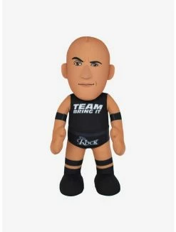 Flash Sale โ๏ธ WWE Rock "Team Bring It" Bleacher Creatures 10" Plush ๐งจ