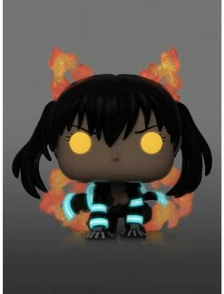 Promo 💯 Funko Fire Force Pop! Animation Tamaki Glow-In-The-Dark Vinyl Figure Hot Topic Exclusive 🔥 -Collectible Figures Sales Store 15067860 av1