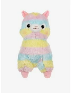 Promo 😀 Rainbow Alpaca Plush 🎁