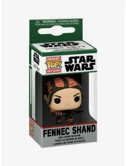 Flash Sale 🤩 Funko Star Wars Pocket Pop! Fennec Shand Vinyl Key Chain 😍 -Collectible Figures Sales Store 16020214 av1