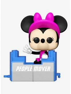 Promo 🤩 Funko Walt Disney World 50th Anniversary Pop! Minnie Mouse On The PeopleMover Vinyl Figure 🎁