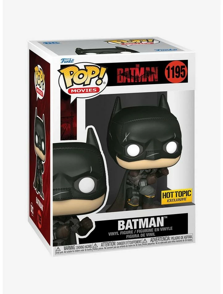 Cheapest 𧨠Funko The Batman Pop! Movies Batman (Battle Damaged) Vinyl Figure Hot Topic Exclusive π 4 Cheapest 𧨠Funko The Batman Pop! Movies Batman (Battle Damaged) Vinyl Figure Hot Topic Exclusive π - Image 2