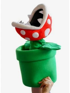 Cheap 😉 Super Mario Bros. Piranha Plant Puppet Plush 👏 -Collectible Figures Sales Store 16337773 av1