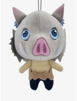 Best Sale 😍 Demon Slayer: Kimetsu No Yaiba Chibi Inosuke Hashibira Boar Head Plush 🤩