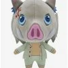 New 🌟 Demon Slayer: Kimetsu No Yaiba Chibi Inosuke Hashibira Pajama Plush ✨ -Collectible Figures Sales Store 16511729 hi