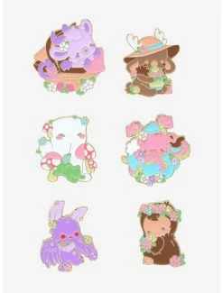 Wholesale ๐ Bright Bat Cottage Cryptids Blind Box Enamel Pin โจ