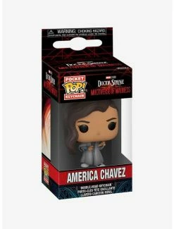 Budget 🧨 Funko Marvel Doctor Strange In The Multiverse Of Madness Pocket Pop! America Chavez Vinyl Bobble-Head Key Chain 👏 -Collectible Figures Sales Store 16953853 av1