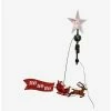 Outlet 😉 Led Star Tree Topper With Rotating Santa 💯 -Collectible Figures Sales Store 17048474 hi
