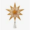 Best Sale 🎁 Light Point Gold Star Tree Topper 🛒 -Collectible Figures Sales Store 17048530 hi