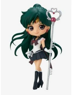 Budget 🎁 Banpresto Sailor Moon Eternal Q Posket Super Sailor Pluto (Ver. A) Figure 🌟