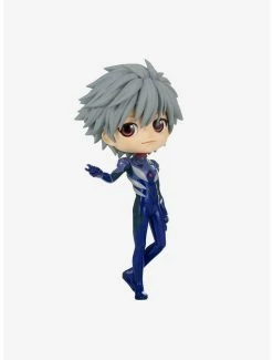 Budget 🛒 Banpresto Rebuild Of Evangelion Q Posket Kaworu Nagisa (Plugsuit) (Ver.A) Figure ✔️
