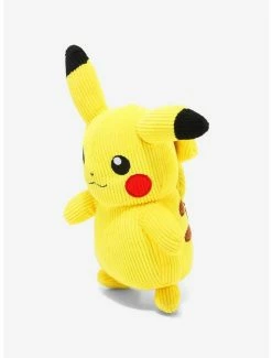 Flash Sale 🛒 Pokemon Pikachu Corduroy Plush 😍 -Collectible Figures Sales Store 17478927 av1