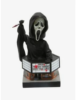 Flash Sale 🔔 Royal Bobble Scream Ghost Face Glow-In-The Dark Bobblehead Hot Topic Exclusive 🌟