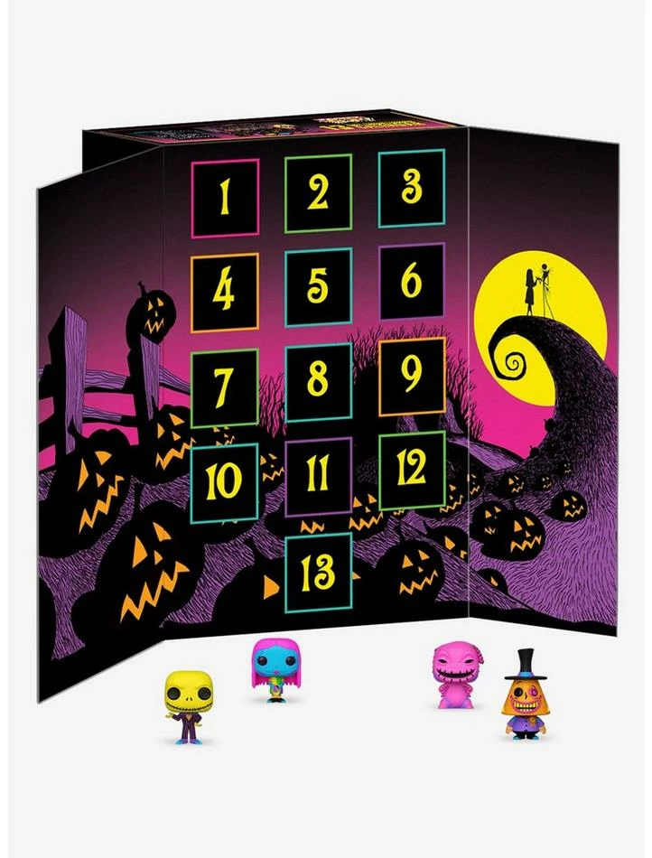 Hot Sale ๐ Funko The Nightmare Before ๐ Christmas Pocket Pop! 13 Day Countdown Calendar (Blacklight) Vinyl Figures ๐ 4 Hot Sale ๐ Funko The Nightmare Before ๐ Christmas Pocket Pop! 13 Day Countdown Calendar (Blacklight) Vinyl Figures ๐ - Image 2