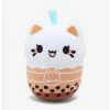 Budget 🌟 Tasty Peach Boba Milk Tea Meowchi Plush Hot Topic Exclusive ✔️ -Collectible Figures Sales Store 17902767 hi