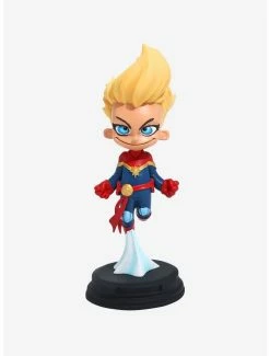 Hot Sale 🔔 Marvel Captain Marvel Animated-Style Figure By Gentle Giant 🧨