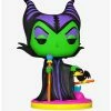 Hot Sale 😀 Disney Villains Pop! Maleficent (Blacklight) Vinyl Figure Hot Topic Exclusive ❤️ -Collectible Figures Sales Store 18373884 hi