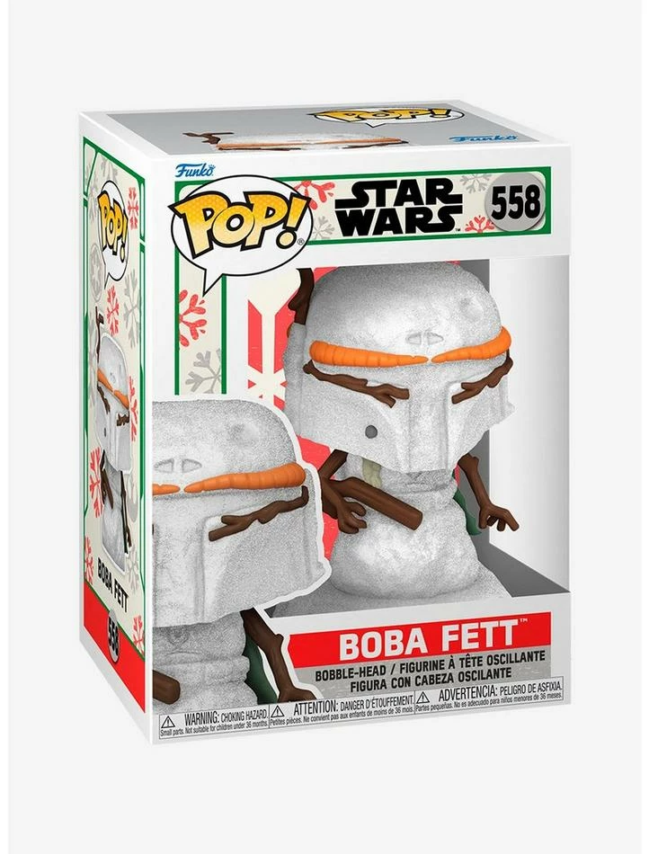 Wholesale ๐ Funko Star Wars: Holiday Pop! Snowman Boba Fett Vinyl Bobble-Head ๐ 4 Wholesale ๐ Funko Star Wars: Holiday Pop! Snowman Boba Fett Vinyl Bobble-Head ๐ - Image 2