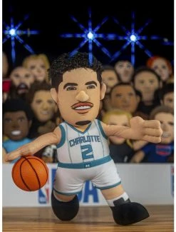 Cheap 😀 NBA Charlotte Hornets Lamelo Ball 10" Bleacher Creatures Plush Figure ⌛ -Collectible Figures Sales Store 18705335 av4