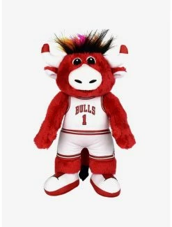 Promo 🧨 NBA Chicago Bulls Benny The Bull 10" Bleacher Creatures Plush Figure ❤️