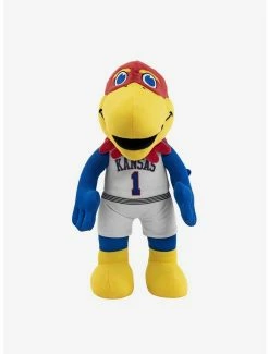 Best Pirce 🔔 NCAA Kansas Jayhawks Big Jay 10" Bleacher Creatures Mascot Plush Figures 🔥