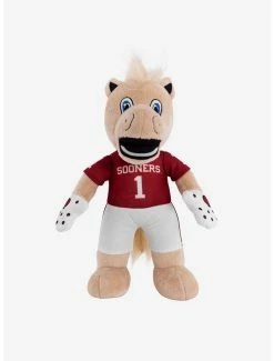 Coupon 👏 NCAA Oklahoma Sooners Boomer 10" Bleacher Creatures Mascot Plush Figures 💯