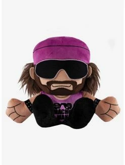 Flash Sale 🎁 WWE Macho Man Randy Savage 8" Bleacher Creatures Kuricha Sitting Plush ⌛
