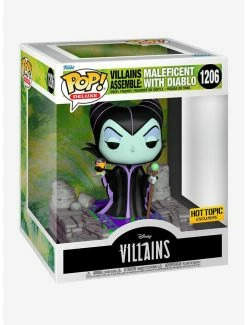 Cheapest 🔥 Funko Disney Villains Assemble Pop! Deluxe Maleficent With Diablo Vinyl Figure Hot Topic Exclusive 😀 -Collectible Figures Sales Store 18945336 av1
