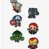 Flash Sale 🧨 Marvel Avengers Chibi Blind Box Enamel Pin 👍