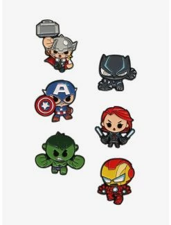 Flash Sale 🧨 Marvel Avengers Chibi Blind Box Enamel Pin 👍