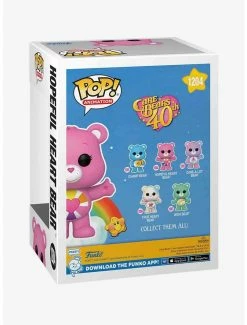 Deals 👏 Funko Care Bears 40th Pop! Animation Hopeful Heart Bear Vinyl Figure 😉 -Collectible Figures Sales Store 19149233 av3