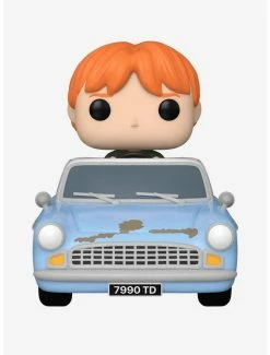Coupon 🥰 Funko Harry Potter Pop! Rides Ron Weasley In Flying Car Vinyl Figure 😍