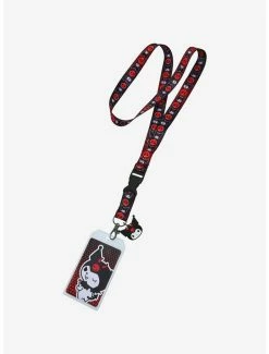 Cheapest 👏 Loungefly Sanrio Kuromi Devil Lanyard 2022 HT Expo Exclusive ⭐