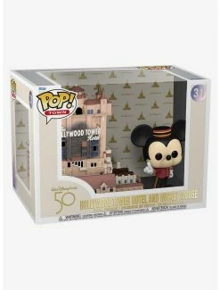 Cheap ⌛ Funko Disney Walt Disney World Pop! Town Hollywood Tower Hotel And Mickey Mouse Vinyl Figure Set 🛒 -Collectible Figures Sales Store 19426214 av1