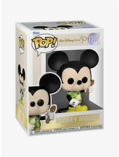 Discount 😀 Funko Disney Walt Disney World Pop! Mickey Mouse (Aloha) Vinyl Figure ⭐ -Collectible Figures Sales Store 19426216 av2