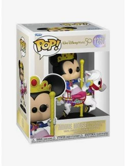 Coupon 🔥 Funko Disney Walt Disney World Pop! Minnie Mouse (On Prince Charming Regal Carrousel) Vinyl Figure 🎁 -Collectible Figures Sales Store 19426220 av1