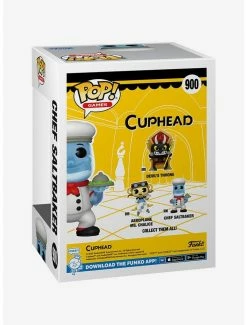 Deals 💯 Funko Cuphead Pop! Games Aeroplane Chef Saltbaker Vinyl Figure ⭐ -Collectible Figures Sales Store 19426431 av4