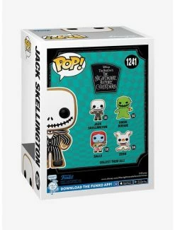 Best deal ⌛ Funko The Nightmare Before 🎄 Christmas Pop! Gingerbread Jack Skellington Vinyl Figure Hot Topic 2022 Exclusive 👍 -Collectible Figures Sales Store 19426479 av2